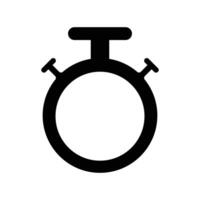 Timer icon with blank space. vector