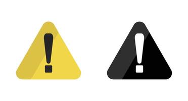 Caution or danger. Exclamation mark icon set. vector