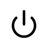 A simple power icon. Switch. vector