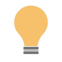 Light bulb icon. Tip and idea. . vector