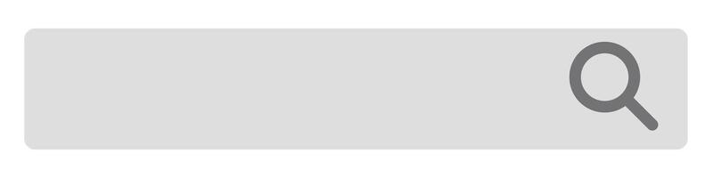 Search box and magnifying glass. Web search. vector