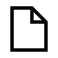 Simple memo icon. Documentation. vector