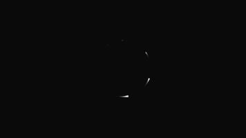 Loading Circle Icon looped. Animation with alpha channel video