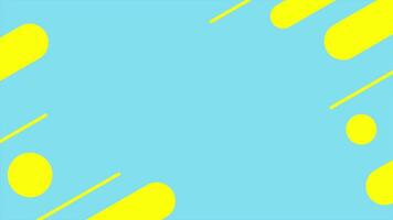 Animated simple background modern theme, circle, oval, and lines. Loop playback on 4K . Suitable for wallpaper, presentations, banners, etc. video