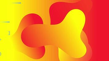 Animated abstract fluid background with nice flaming colors and long lines. Loop playback on 4K video