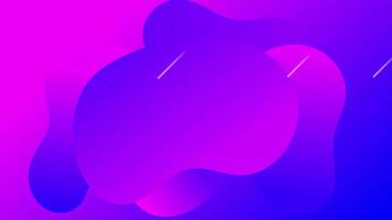 Animation of fluid background purple and blue gradient color with slash lines. Loop playback on 4K. Suitable for wallpaper, presentations, banners, etc. video