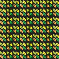 tree leaves colorful Floral tree spiring geometric Pattern design vector