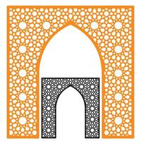 Islamic Abstract pattern Gait Background Mimber vector