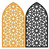 Islamic Abstract Pattern Background Mimber Design vector