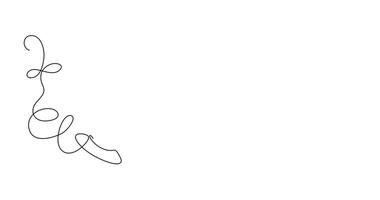 two single-line spools of thread, online artistic animation, continuous movement of the contour of the drawing, drawing of the line in 4k format, embroidery, darning video