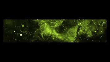 Green Cosmic Motion pattern background Universe pattern background futuristic video
