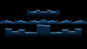 Sound wave effect with audio equalizer background animation. Overlay . video