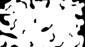 White fluid transitions loop animation video