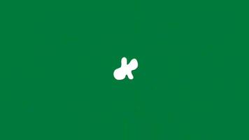 White fluid transitions loop animation video