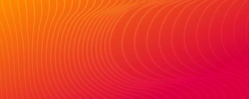 Modern colorful gradient background with wave lines vector