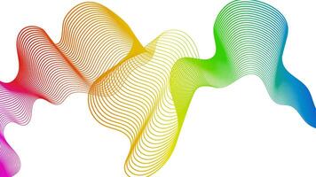 Abstract backdrop with wave gradient lines vector