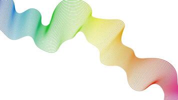 Abstract backdrop with wave gradient lines vector