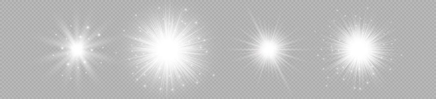 Light effect of lens flares vector