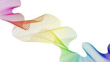 Abstract backdrop with wave gradient lines vector