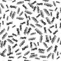 Seamless pattern with black pencil brushstrokes vector