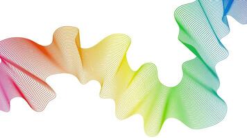 Abstract backdrop with wave gradient lines vector