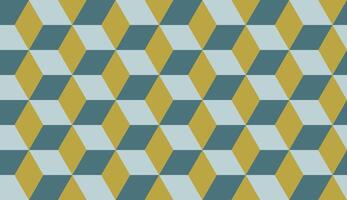 Abstract geometric cube background seamless pattern vector