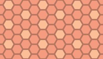 Geometric hexagon seamless pattern consisting of many small hexagons vector
