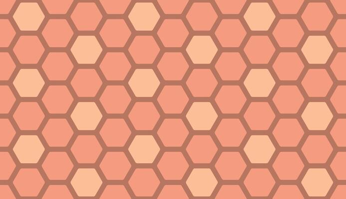 Geometric hexagon seamless pattern consisting of many small hexagons