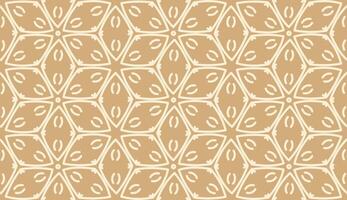 Brown and white abstract geometric seamless pattern vector