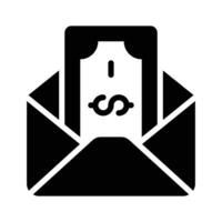Receive your salary securely with the envelope icon, ensuring timely payments vector