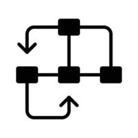 Explore new opportunities and make connections with the networking icon. vector