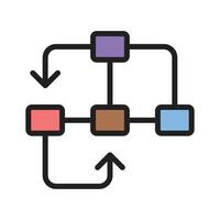 Explore new opportunities and make connections with the networking icon. vector