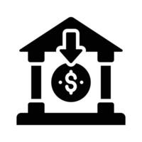Manage your bank transactions with our icon for efficient financial tracking and planning vector