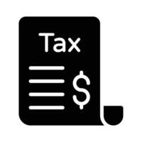 Premium quality flat icon of tax record is now available to use vector