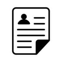 Submit your candidate application that shows in this icon for new opportunities and career growth vector