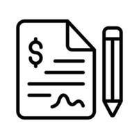 Get this amazing flat icon of invoice that is now easy to use vector
