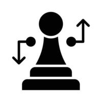 Execute your plans with the strategy flat icon for effective implementation vector