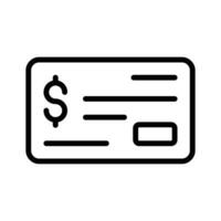Secure payments and simplifies your transactions with our bank cheque icon vector