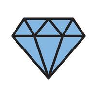 Precious jewel diamond icon symbolises luxury and value. vector