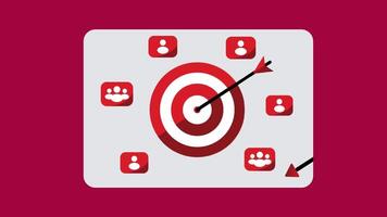 animation of networking connected with other people video
