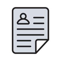 Submit your candidate application that shows in this icon for new opportunities and career growth vector