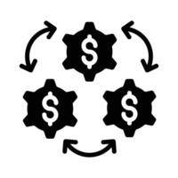 Track your project revenue with this icon for financial insights vector