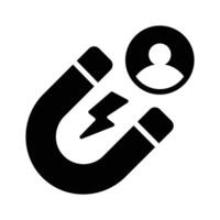 Use this Attract Customers icon and gets customer interest effortlessly vector