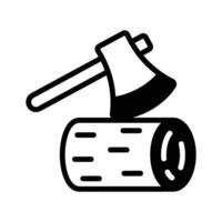 Raise awareness with our Deforestation Icon, Essential for environmental campaigns and conservation efforts. vector