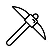 Unearth creativity with our Mining Pickaxe Icon vector