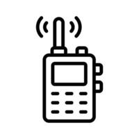 Connect with your friends with this icon of walkie talkie vector