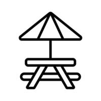 Enjoy yourself with this Picnic Table Icon that is really easy to download vector