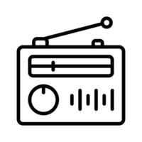 Tune into nostalgia with our Radio Icon Perfect for vintage-inspired designs and retro vibes. vector