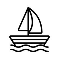 Set sail with our Sailing Boat Icon, easy to use. vector