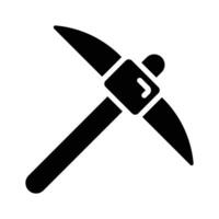 Unearth creativity with our Mining Pickaxe Icon vector